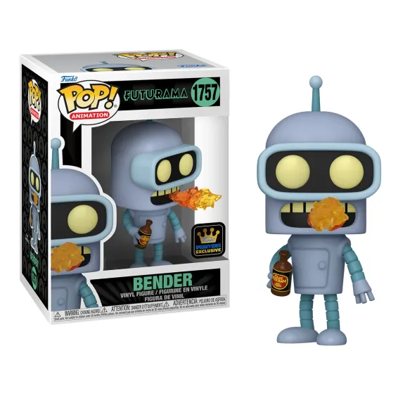 Futurama - Figura Bender 1757 (posibilidades de Chase) Specialty Series POP! Funko - 1