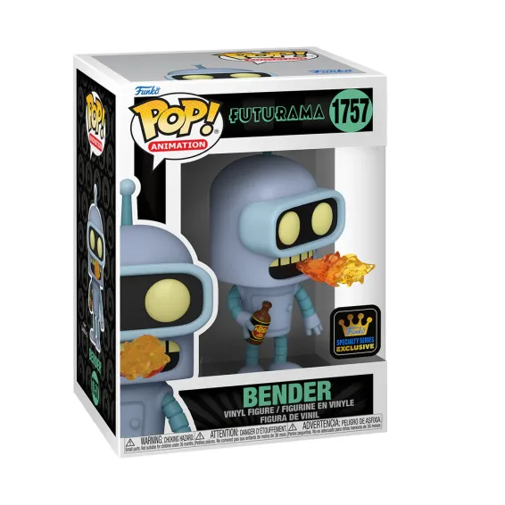 Futurama - Figura Bender 1757 (posibilidades de Chase) Specialty Series POP! Funko - 4