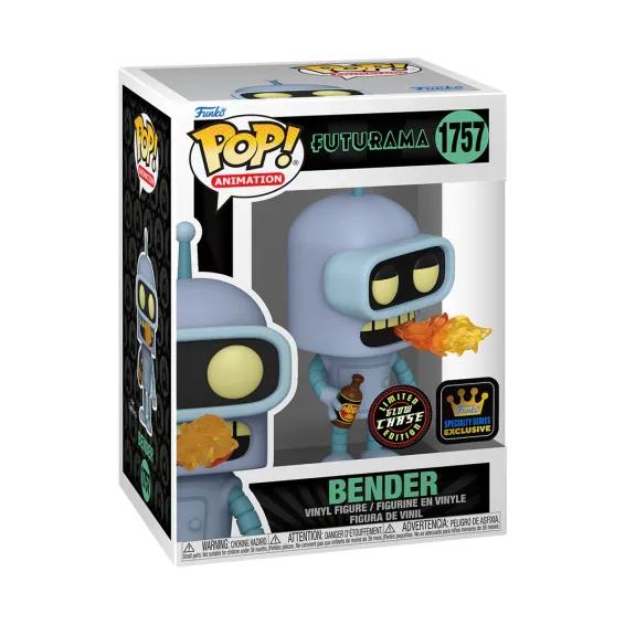 Futurama - Figura Bender 1757 (posibilidades de Chase) Specialty Series POP! Funko - 6