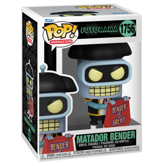 Futurama - Figura Matador Bender 1756 POP! Funko - 2