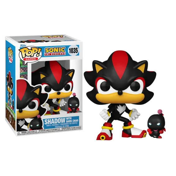 Sonic the Hedgehog - Shadow with Dark Chao 1035 POP! Figure PRE-ORDER Funko - 2