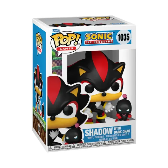 Sonic the Hedgehog - Shadow with Dark Chao 1035 POP! Figure PRE-ORDER Funko - 3