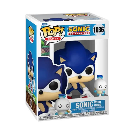 Sonic the Hedgehog - Figura Sonic with Chao 1036 POP! PREPEDIDO Funko - 3