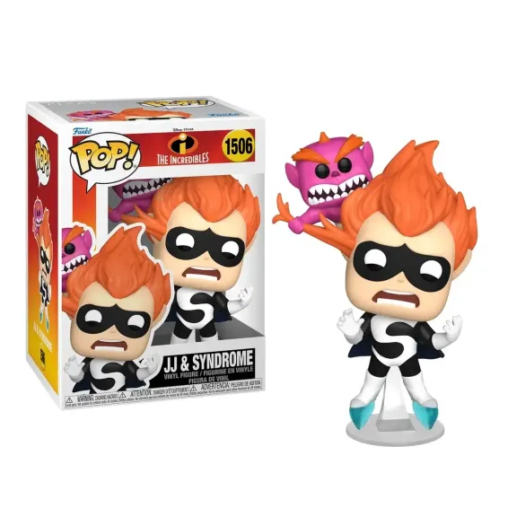 Disney The Incredibles - Figura JJ & Syndrome 1506 POP! PREPEDIDO Funko - 1