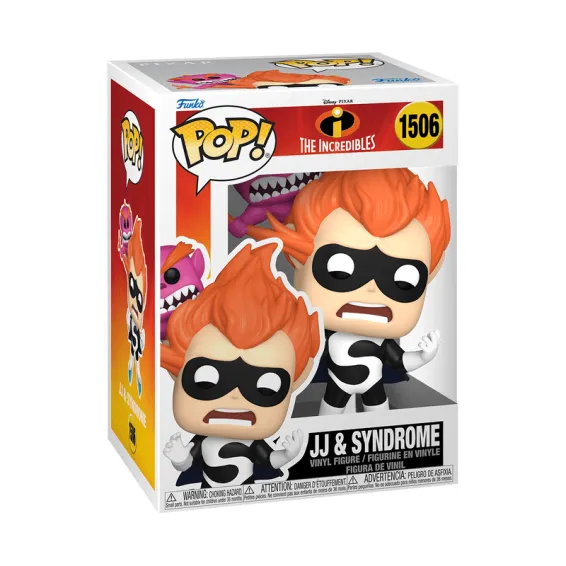 Disney The Incredibles - Figurine JJ & Syndrome 1506 POP! PRÉCOMMANDE Funko - 3