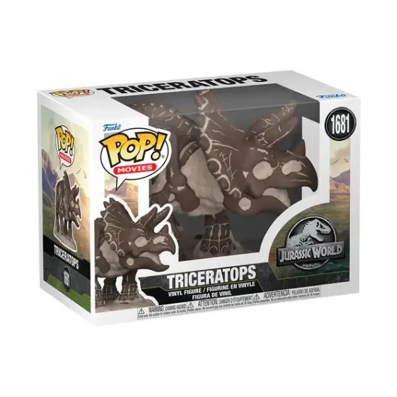 Jurassic World - Figura Triceratops 1681 POP! Funko - 2