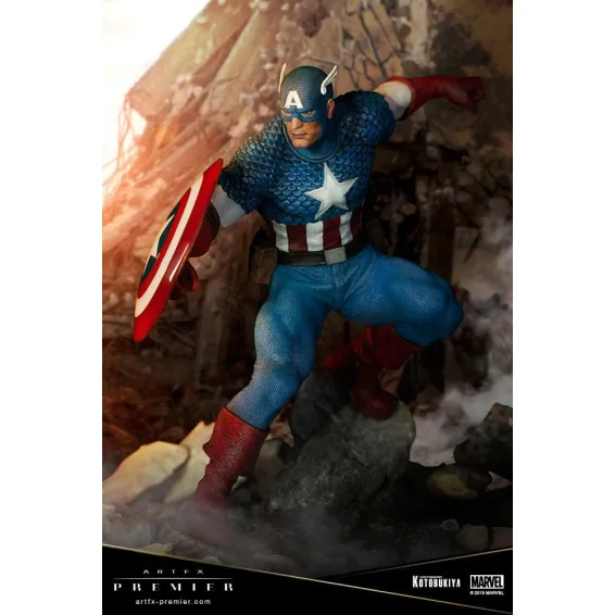 Marvel Universe - ARTFX Premier Captain America Kotobukiya - 1