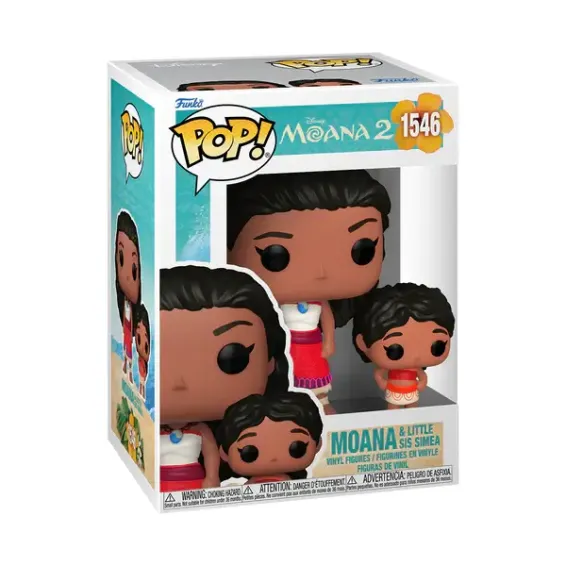 Disney Moana 2 - Figurine Moana & Little Sis Simea 1546 POP! PRÉCOMMANDE Funko - 1