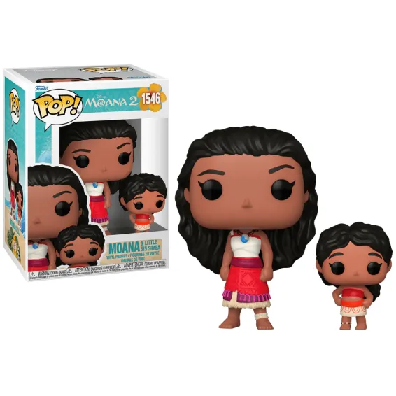 Disney Moana 2 - Figura Moana & Little Sis Simea 1546 POP! PREPEDIDO Funko - 2