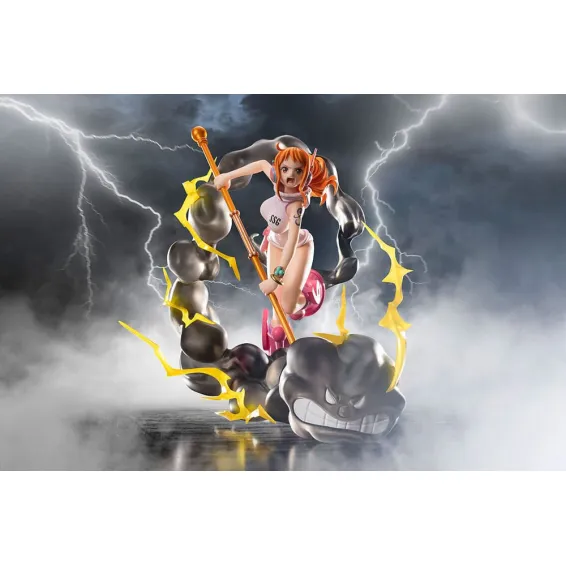 One Piece - Figuarts Zero - Figura Nami Lightning Blast (Extra Battle) PREPEDIDO Tamashii Nations - 7