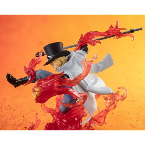 One Piece - Figuarts Zero - Figura Sabo Fire Fist Rook Check (Extra Battle) PREPEDIDO Tamashii Nations - 5