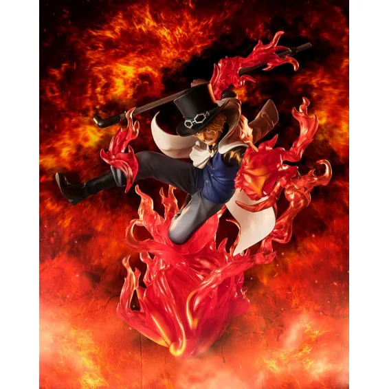 One Piece - Figuarts Zero - Figurine Sabo Fire Fist Rook Check (Extra Battle) PRÉCOMMANDE Tamashii Nations - 6