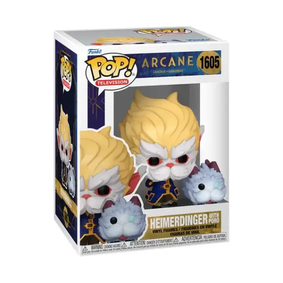 Arcane: League of Legends - Heimerdinger with Poro 1605 POP! Figure PRE-ORDER Funko - 1