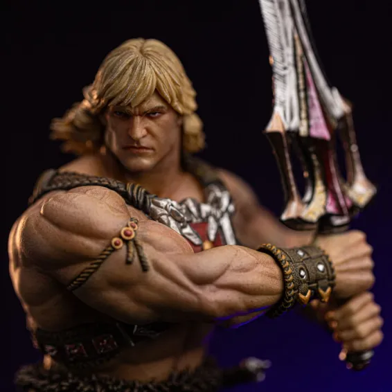 Masters of the Universe - BDS Art Scale 1/10 Deluxe - Figura He-Man Unleashed PREPEDIDO Iron Studios - 7