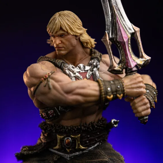 Masters of the Universe - BDS Art Scale 1/10 Deluxe - Figura He-Man Unleashed PREPEDIDO Iron Studios - 8