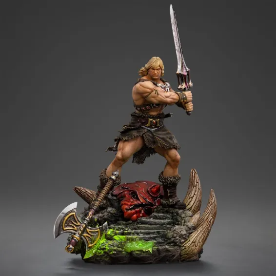 Masters of the Universe - BDS Art Scale 1/10 Deluxe - Figurine He-Man Unleashed PRÉCOMMANDE Iron Studios - 1