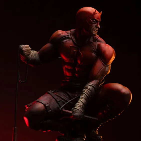 Marvel Comics - Art Scale 1/10 Deluxe - Figura Daredevil Unleashed PREPEDIDO Iron Studios - 8