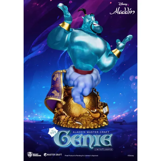 Disney Aladdin - Master Craft - Figura Genie PREPEDIDO Beast Kingdom - 2