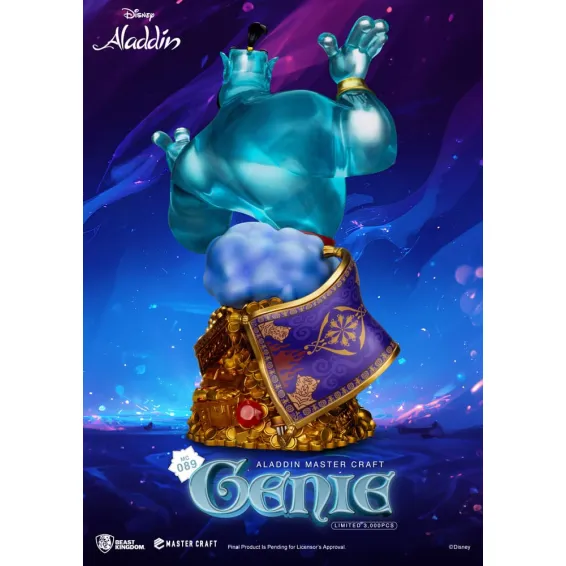 Disney Aladdin - Master Craft - Figura Genie PREPEDIDO Beast Kingdom - 3