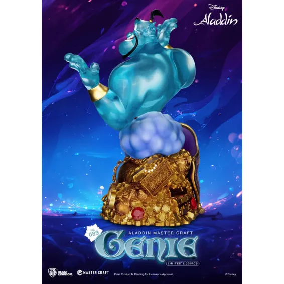 Disney Aladdin - Master Craft - Figura Genie PREPEDIDO Beast Kingdom - 4