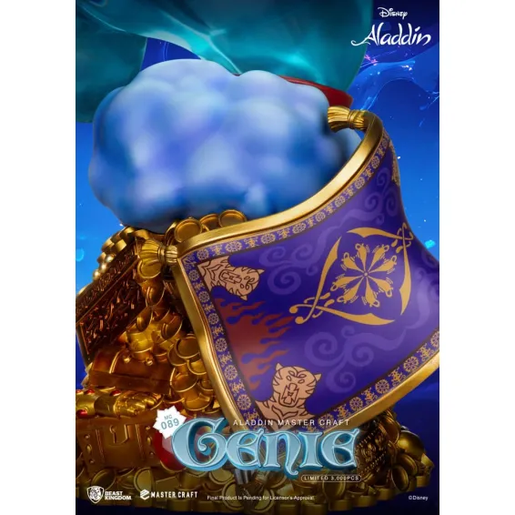 Disney Aladdin - Master Craft - Figura Genie PREPEDIDO Beast Kingdom - 10