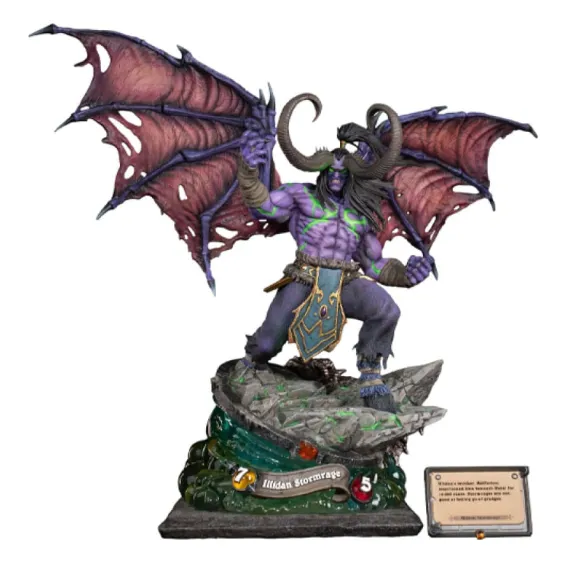 Hearthstone - Figura Illidan Stormrage 1/6 PREPEDIDO Hex Collectibles - 1