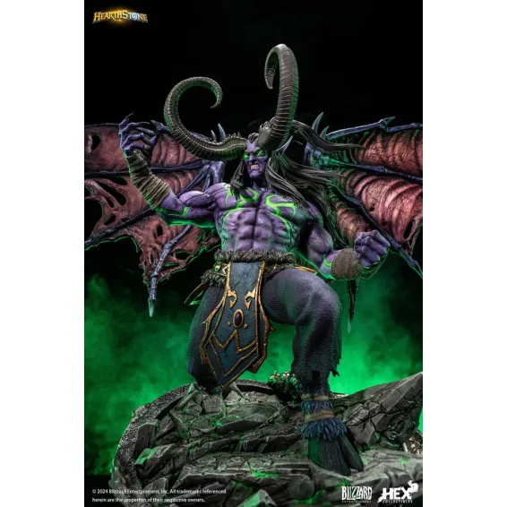 Hearthstone - Figura Illidan Stormrage 1/6 PREPEDIDO Hex Collectibles - 9