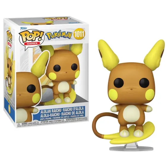 Pokémon - Figura Alolan Raichu 1011 POP! PREPEDIDO Funko - 1