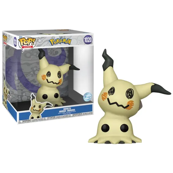 Pokémon - Figura Jumbo Sized Mimikyu 1020 POP! CAJA DANADA Funko - 1