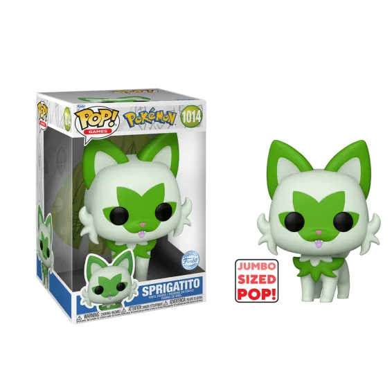 Pokémon - Figura Jumbo Sized Sprigatito 1014 POP! Funko - 2