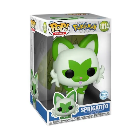 Pokémon - Figura Jumbo Sized Sprigatito 1014 POP! Funko - 3