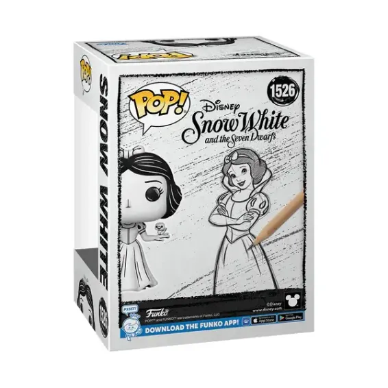 Disney Snow White - Figura Snow White (Sketch) 1526 POP! PREPEDIDO Funko - 4