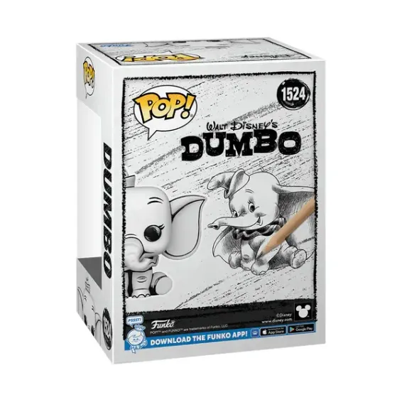 Disney Dumbo - Dumbo (Sktech) 1524 POP! Figure PRE-ORDER Funko - 4