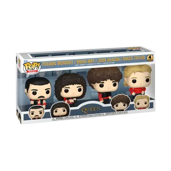 Queen - Figura Freddie Mercury / Brian May / John Deacon / Roger Taylor POP! PREPEDIDO Funko - 2