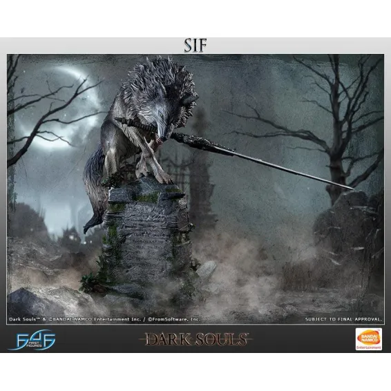 Dark Souls - Figura The Great Grey Wolf Sif Regular Edition PREPEDIDO First 4 Figures - 2