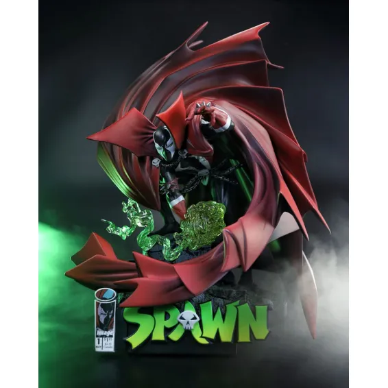 Spawn - Figura Spawn 1 (Black White & Red All Over) PREPEDIDO McFarlane Toys - 6