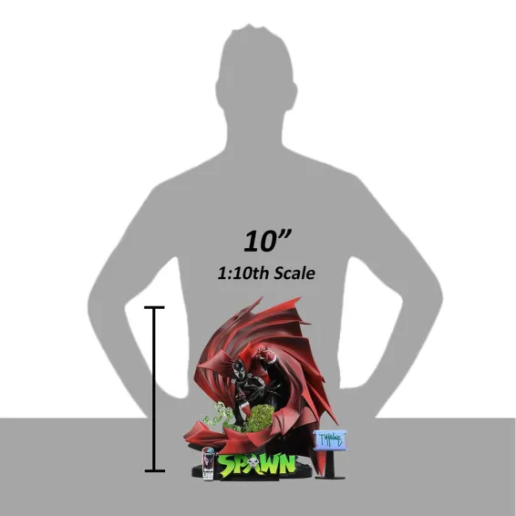 Spawn - Figura Spawn 1 (Black White & Red All Over) PREPEDIDO McFarlane Toys - 7