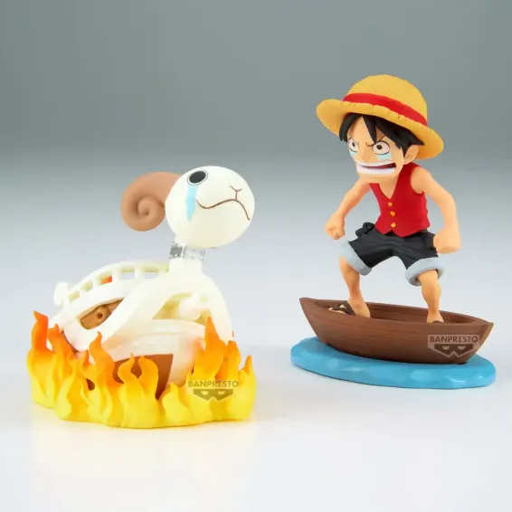 One Piece - WCF Log Stories - Figura Luffy & Going Merry PREPEDIDO Banpresto - 3