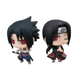 Mini Action Figure Itachi com o Sasuke pequeno - Naruto - Loja