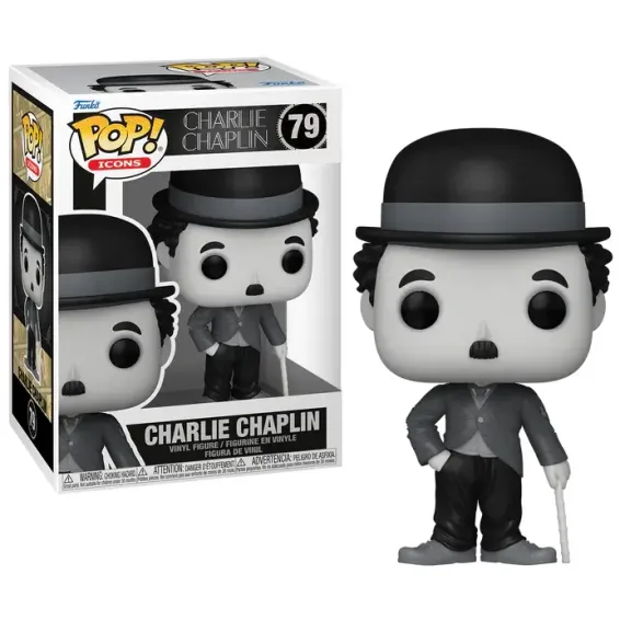 Charlie Chaplin - Icons - Figura Charlie Chaplin 79 POP! PREPEDIDO Funko - 1