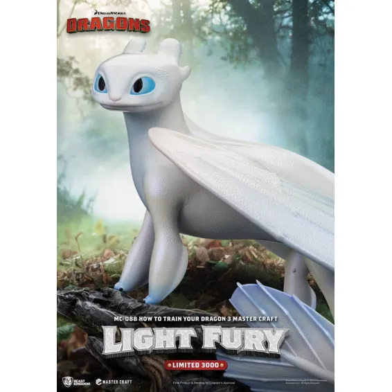 Dragons 3 - Master Craft - Figurine Light Fury PRÉCOMMANDE Beast Kingdom - 7