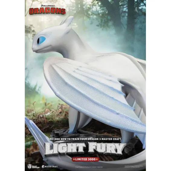 How to Train Your Dragon 3 - Master Craft - Light Fury Figure PRE-ORDER Beast Kingdom - 8