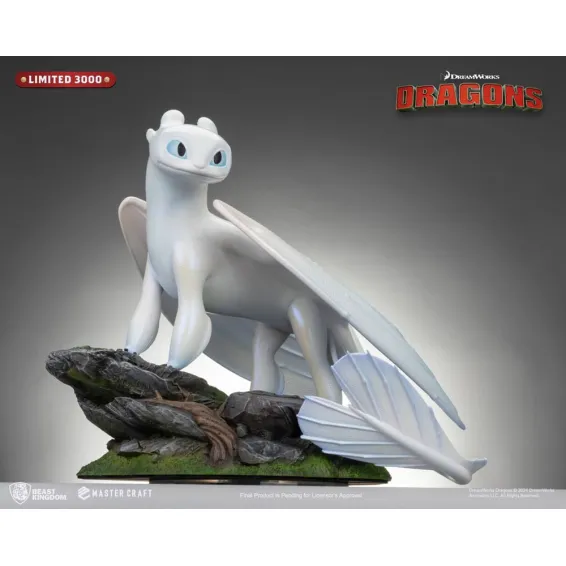 Cómo entrenar a tu dragón 3 - Master Craft - Figura Light Fury PREPEDIDO Beast Kingdom - 10