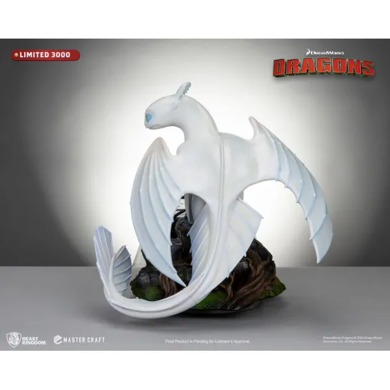 Cómo entrenar a tu dragón 3 - Master Craft - Figura Light Fury PREPEDIDO Beast Kingdom - 12