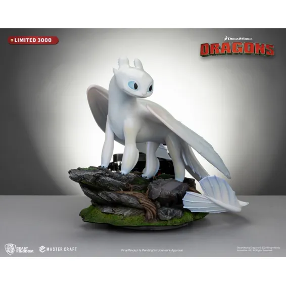 Cómo entrenar a tu dragón 3 - Master Craft - Figura Light Fury PREPEDIDO Beast Kingdom - 13