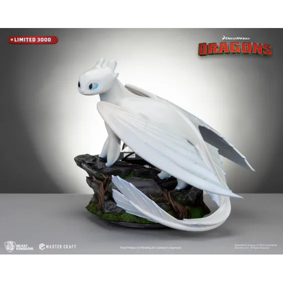 Dragons 3 - Master Craft - Figurine Light Fury PRÉCOMMANDE Beast Kingdom - 14