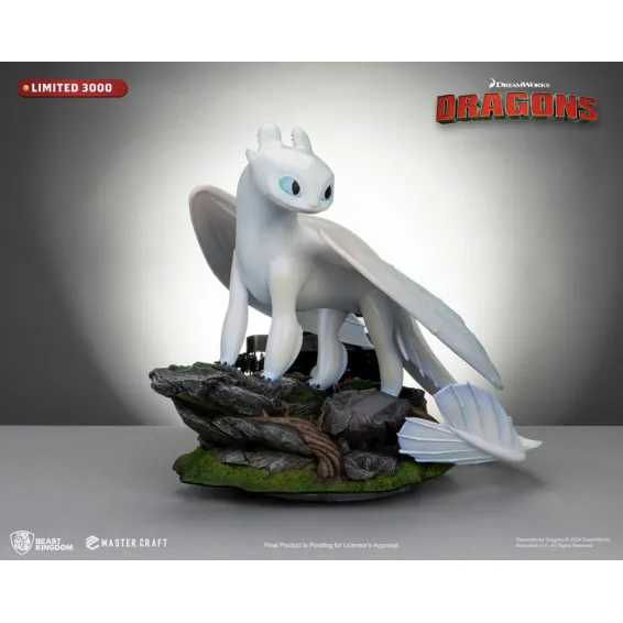 Cómo entrenar a tu dragón 3 - Master Craft - Figura Light Fury PREPEDIDO Beast Kingdom - 16