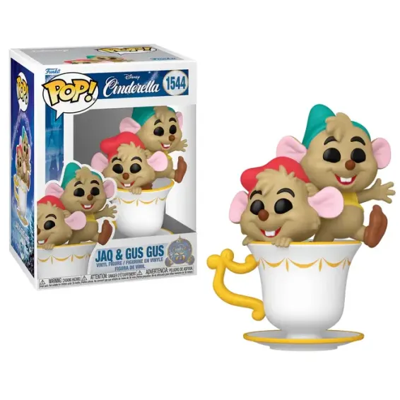 Disney Cendrillon - Figurine Jaq & Gus Gus 1544 POP! PRÉCOMMANDE Funko - 1