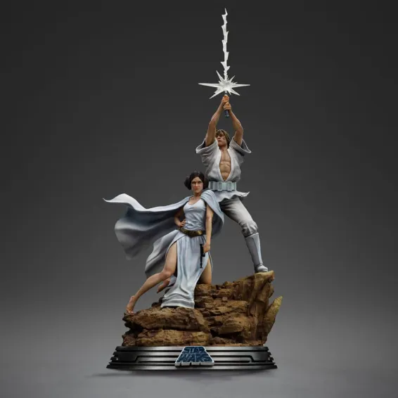 Star Wars - Deluxe Art Scale 1/10 - Figurine Luke and Leia Movie Poster PRÉCOMMANDE Iron Studios - 1