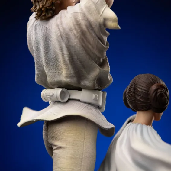 Star Wars - Deluxe Art Scale 1/10 - Figurine Luke and Leia Movie Poster PRÉCOMMANDE Iron Studios - 9